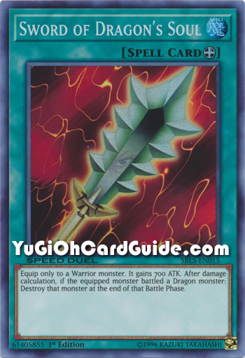 Yu-Gi-Oh Card: Sword of Dragon's Soul