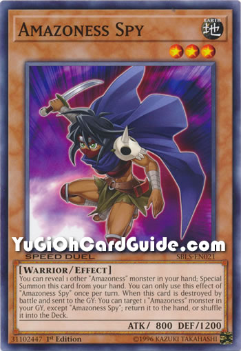 Yu-Gi-Oh Card: Amazoness Spy