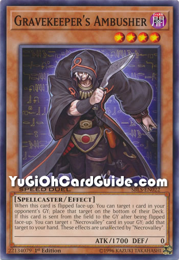 Yu-Gi-Oh Card: Gravekeeper's Ambusher