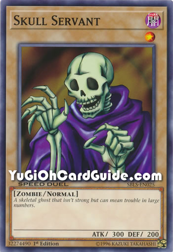 Yu-Gi-Oh Card: Skull Servant