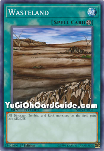 Yu-Gi-Oh Card: Wasteland