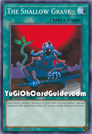 Yu-Gi-Oh Card: The Shallow Grave