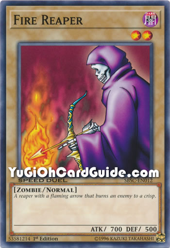 Yu-Gi-Oh Card: Fire Reaper