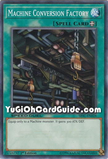 Yu-Gi-Oh Card: Machine Conversion Factory
