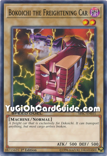 Yu-Gi-Oh Card: Bokoichi the Freightening Car