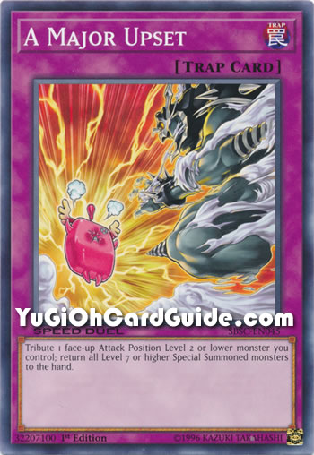 Yu-Gi-Oh Card: A Major Upset