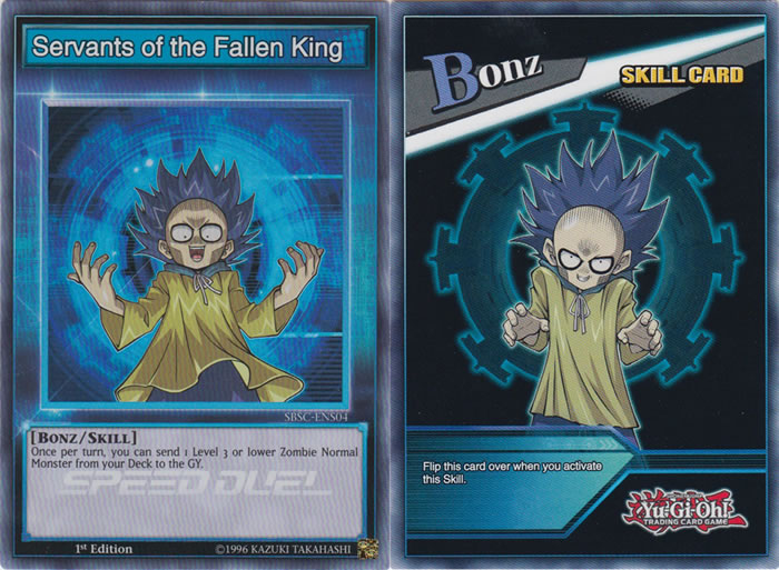 Yu-Gi-Oh Card: Servants of the Fallen King