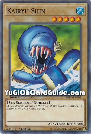 Yu-Gi-Oh Card: Kairyu-Shin