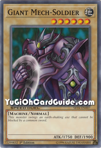 Yu-Gi-Oh Card: Giant Mech-Soldier