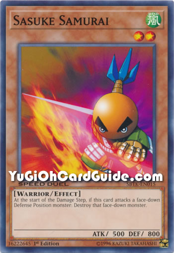 Yu-Gi-Oh Card: Sasuke Samurai