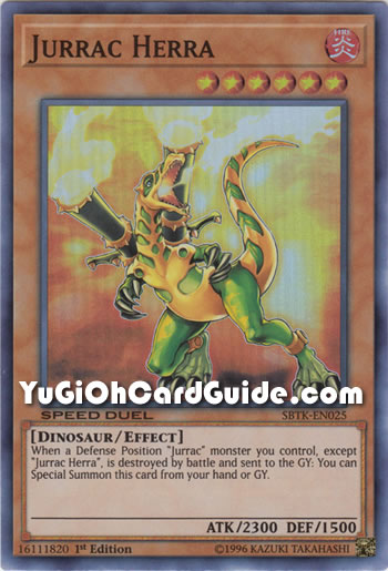 Yu-Gi-Oh Card: Jurrac Herra