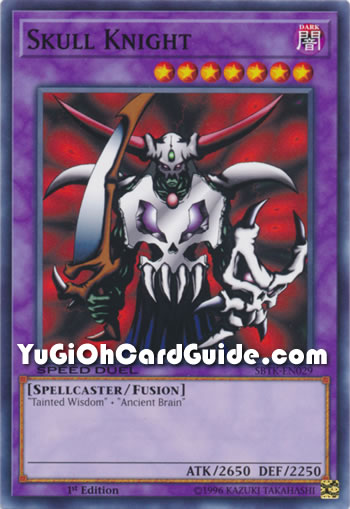 Yu-Gi-Oh Card: Skull Knight