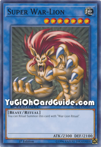 Yu-Gi-Oh Card: Super War-Lion