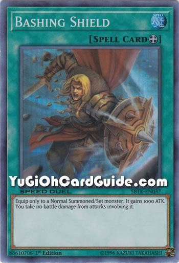 Yu-Gi-Oh Card: Bashing Shield
