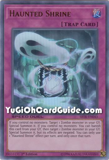 Yu-Gi-Oh Card: Haunted Shrine