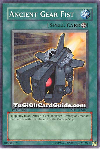 Yu-Gi-Oh Card: Ancient Gear Fist