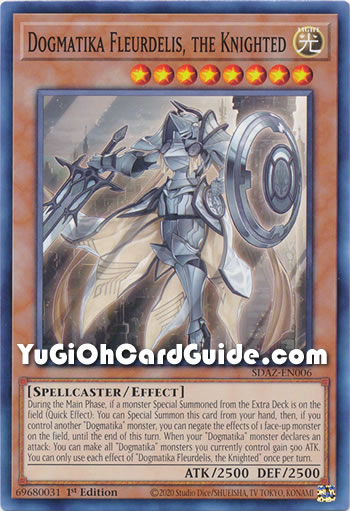 Yu-Gi-Oh Card: Dogmatika Fleurdelis, the Knighted