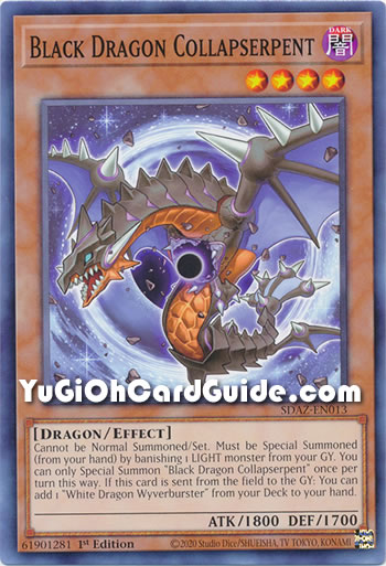 Yu-Gi-Oh Card: Black Dragon Collapserpent