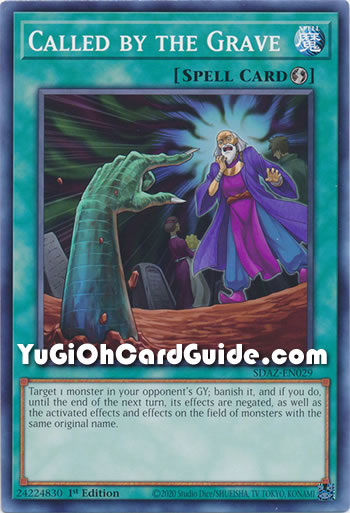 Yu-Gi-Oh Card: Called by the Grave