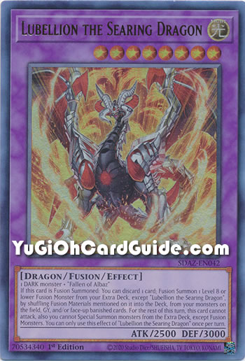 Yu-Gi-Oh Card: Lubellion the Searing Dragon