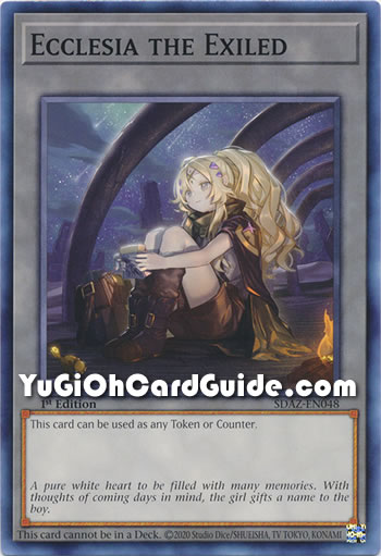 Yu-Gi-Oh Card: Ecclesia the Exiled