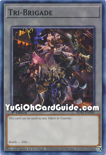 Yu-Gi-Oh Card: Tri-Brigade