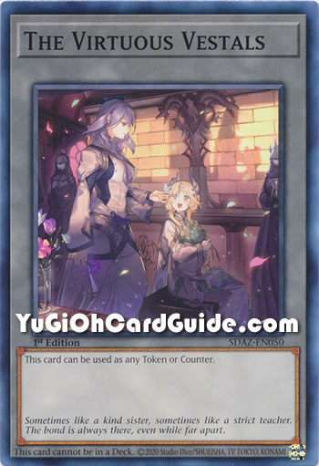 Yu-Gi-Oh Card: The Virtuous Vestals