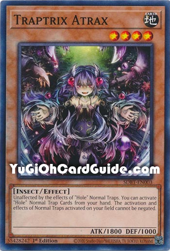 Yu-Gi-Oh Card: Traptrix Atrax
