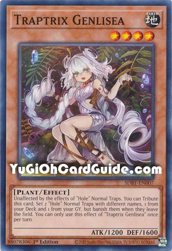 Yu-Gi-Oh Card: Traptrix Genlisea