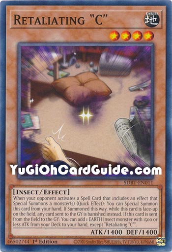 Yu-Gi-Oh Card: Retaliating 