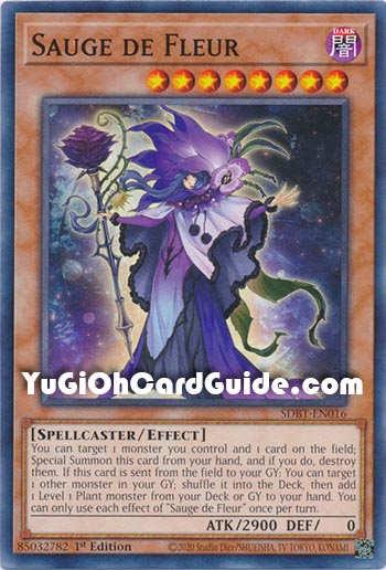 Yu-Gi-Oh Card: Sauge de Fleur