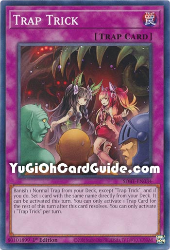 Yu-Gi-Oh Card: Trap Trick