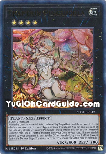 Yu-Gi-Oh Card: Traptrix Pinguicula