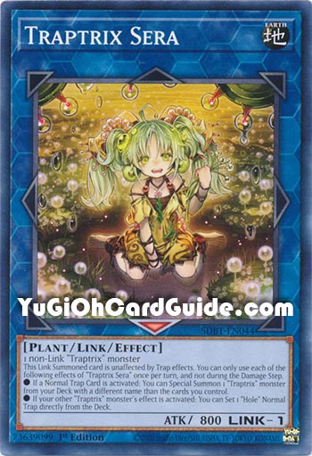Yu-Gi-Oh Card: Traptrix Sera