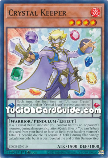 Yu-Gi-Oh Card: Crystal Keeper