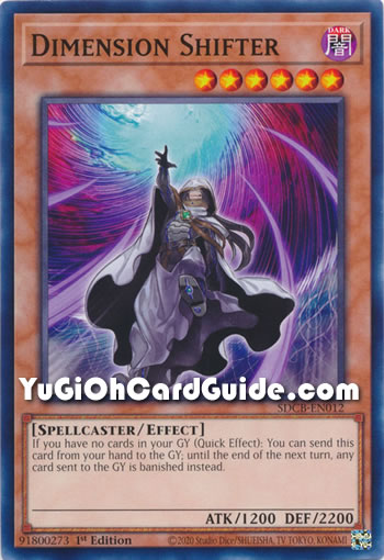 Yu-Gi-Oh Card: Dimension Shifter