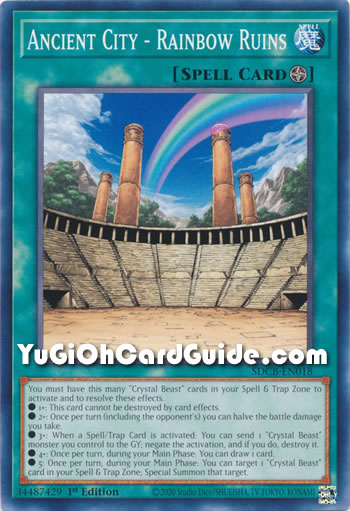 Yu-Gi-Oh Card: Ancient City - Rainbow Ruins