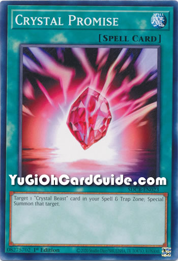 Yu-Gi-Oh Card: Crystal Promise