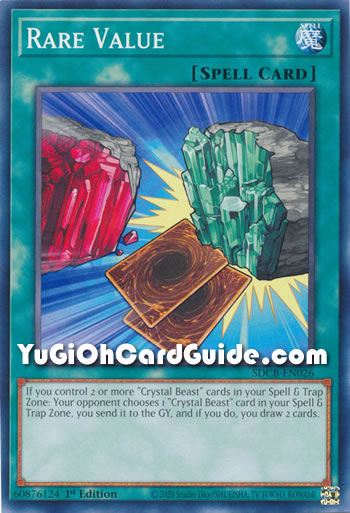 Yu-Gi-Oh Card: Rare Value