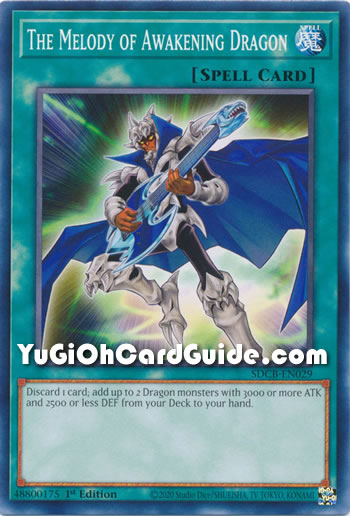 Yu-Gi-Oh Card: The Melody of Awakening Dragon