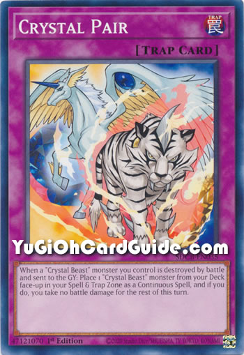 Yu-Gi-Oh Card: Crystal Pair