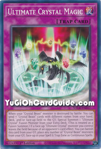 Yu-Gi-Oh Card: Ultimate Crystal Magic