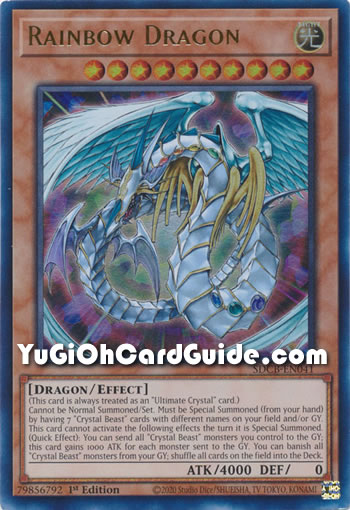 Yu-Gi-Oh Card: Rainbow Dragon