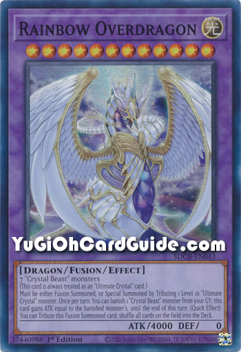 Yu-Gi-Oh Card: Rainbow Overdragon