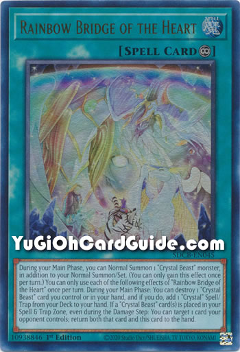 Yu-Gi-Oh Card: Rainbow Bridge of the Heart