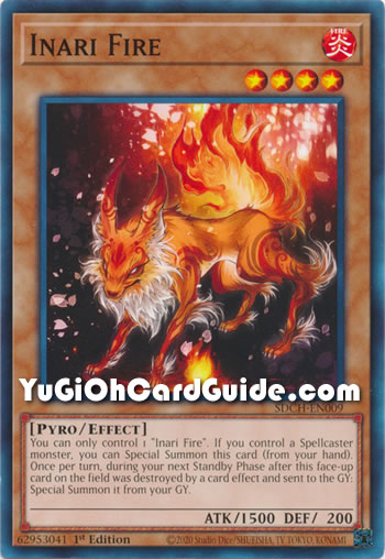 Yu-Gi-Oh Card: Inari Fire