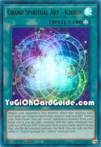Yu-Gi-Oh Card: Grand Spiritual Art - Ichirin