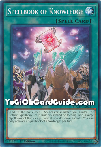 Yu-Gi-Oh Card: Spellbook of Knowledge