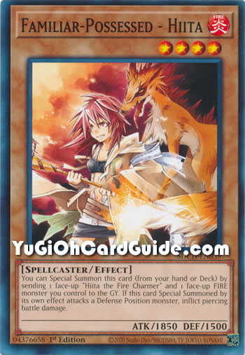 Yu-Gi-Oh Card: Familiar-Possessed - Hiita