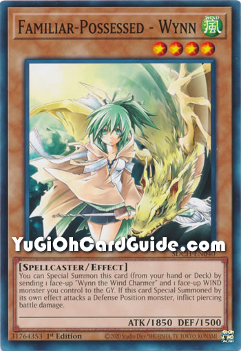 Yu-Gi-Oh Card: Familiar-Possessed - Wynn